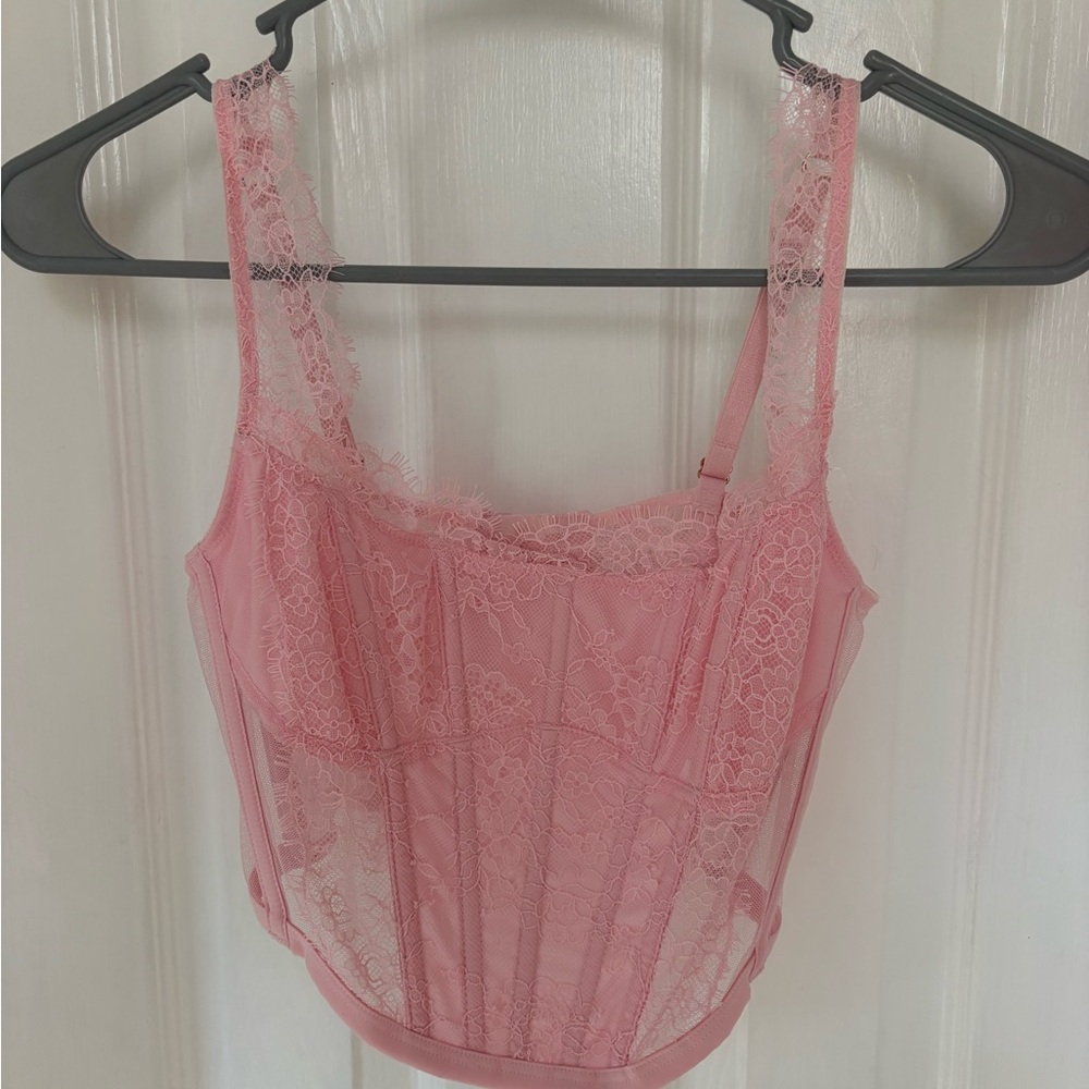 Victoria's Secret Pink Lace Corset